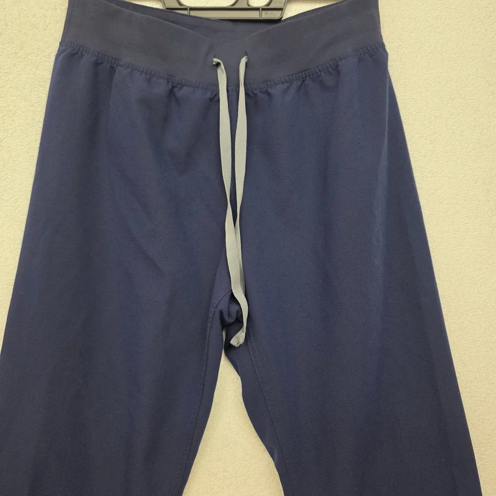 FIGS Technical Collection Navy Blue HW Livingston Scrub Pants Mens Medium